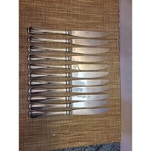 Pfaltzgraff Allure Dinner Knives 9.375" Lot of 11